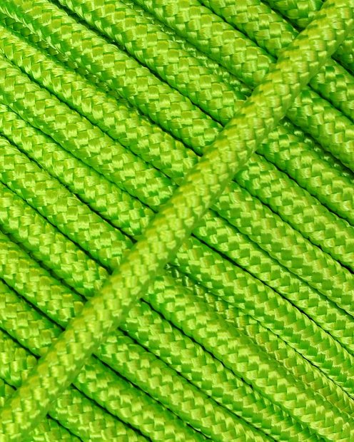 PES verstärktes Djembe Trommel Seil 5 mm Neongrün 100 m
