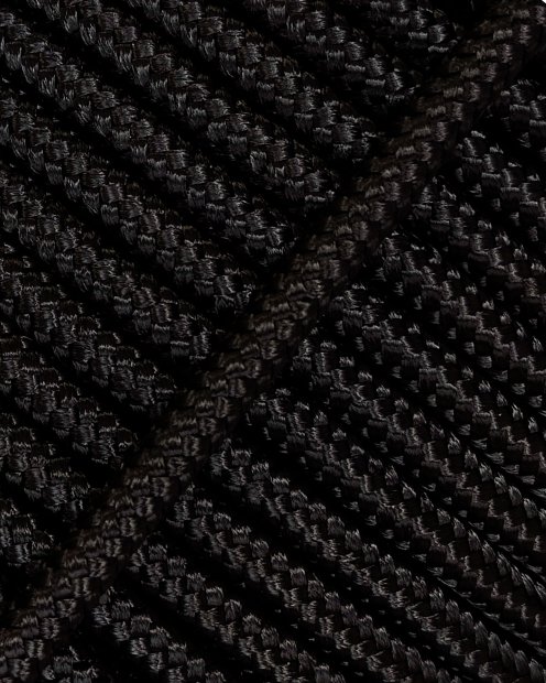 PES verstärktes Djembe-Seil 6 mm Schwarz 100 m