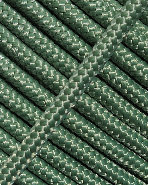 PES verstärktes Djembe Trommel Seil 5 mm Salbei 100 m
