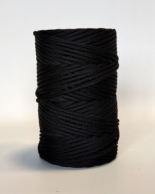 Schwarze Ø5 mm geflochtene Schnur für Djembe Trommel - Djembe Seil
