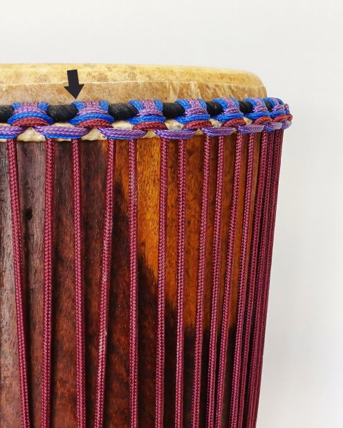 PES hohles Djembe-Seil 5 mm Bleu de France 20 m