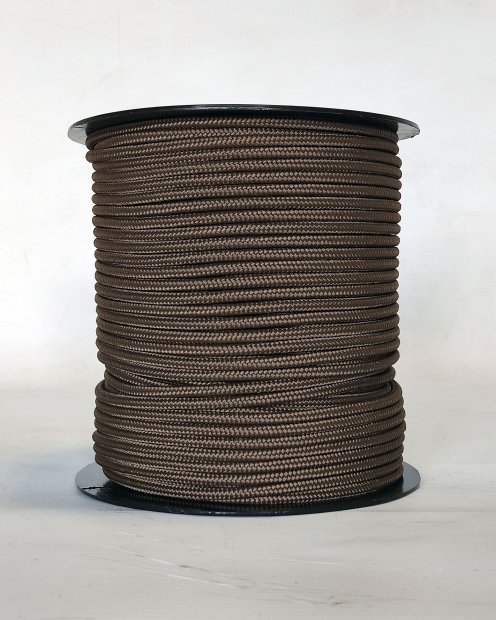 PES verstärktes Djembe Trommel Seil 5 mm Braun 100 m