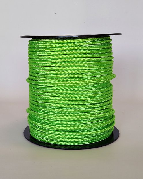 PES verstärktes Djembe Trommel Seil 5 mm Neongrün 100 m