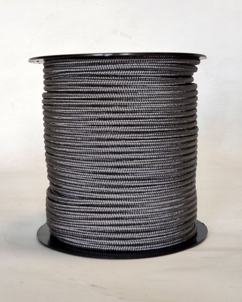 PES verstärktes Djembe Trommel Seil 5 mm Stahlgrau 100 m