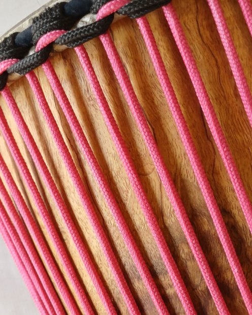 Verstärktes Seil für Djembe Trommel 5 mm Himbeere 100 m