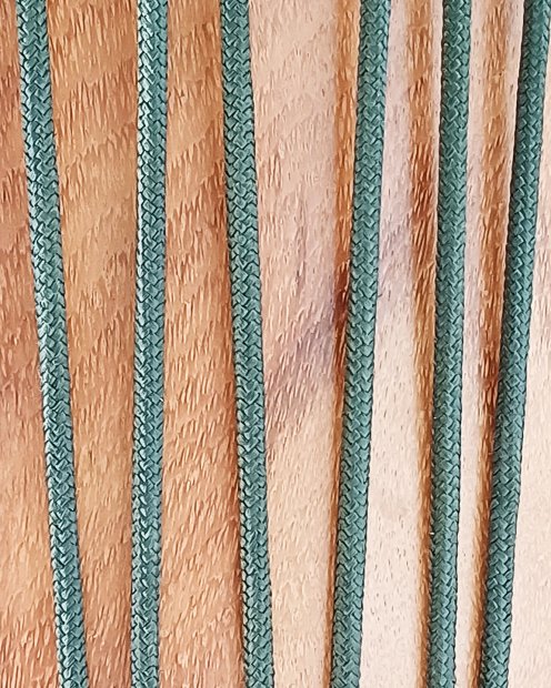PES verstärktes Djembe Trommel Seil 5 mm Khaki 100 m
