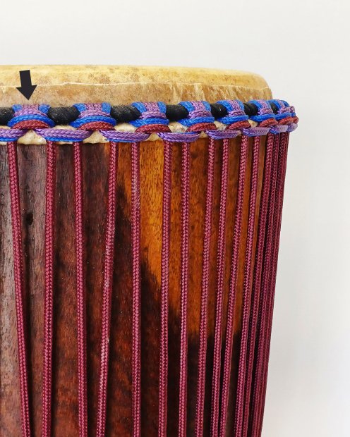 PES hohles Djembe-Seil 5 mm Violett 20 m