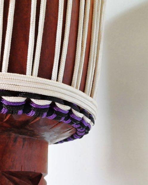 PES verstärktes Djembe Trommel Seil 5 mm Ecru 20 m