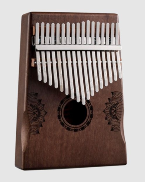 Günstige Eco Kalimba 17 Lamellen Braun