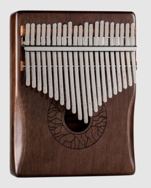 Günstige Eco Kalimba 21 Lamellen Braun