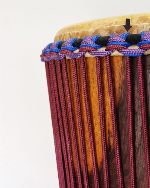 PES hohles Djembe-Seil 5 mm Bleu de France 20 m