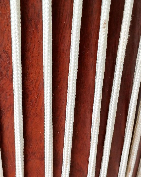 PES verstärktes Djembe Trommel Seil 5 mm Ecru 20 m