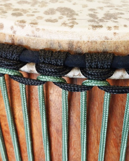 PES verstärktes Djembe Trommel Seil 5 mm Salbei 100 m