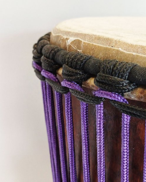 PES verstärktes Djembe Trommel Seil 5 mm Violett 100 m