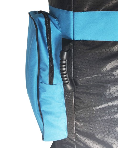 Percussion Africaine Premium Professionelle Djembe Tasche Blau XL