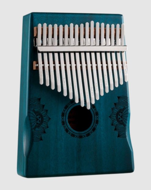 Günstige Eco Kalimba 17 Lamellen Blau