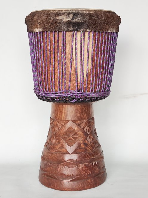 Palisander (Gueni) Djembe aus Guinea - Hohe Qualität Djembe