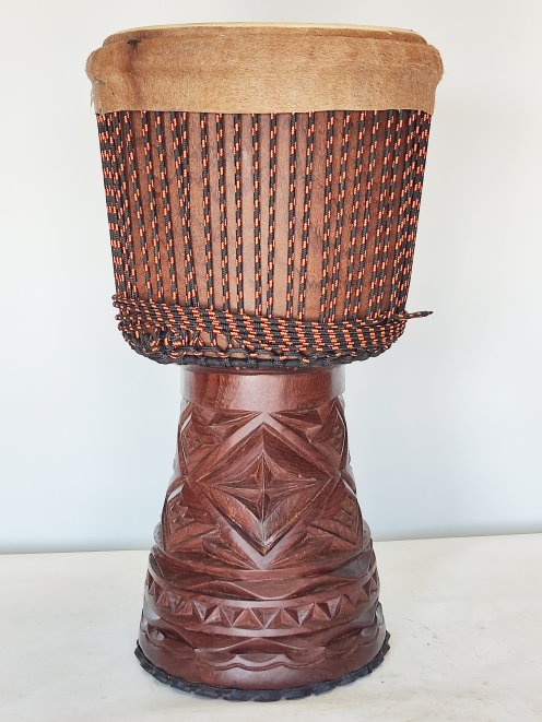 Große Djembe aus Guinea - Oberklasse Djembe Trommel