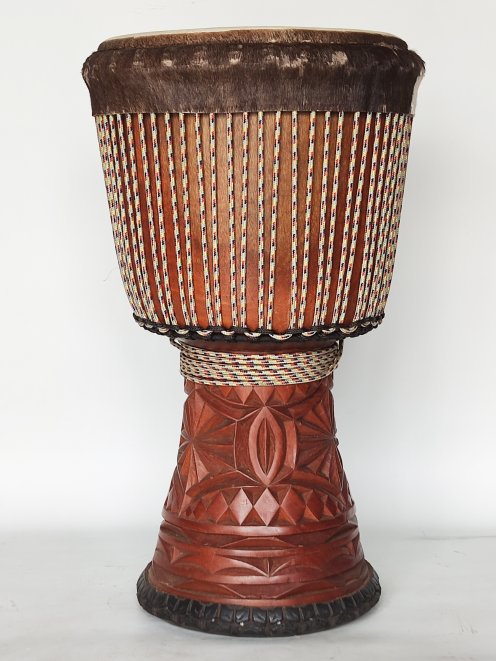 Große Djembe aus Guinea - Oberklasse Djembe Trommel