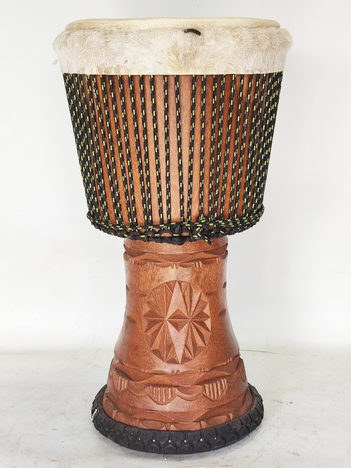Große Djembe aus Guinea - Oberklasse Djembe Trommel
