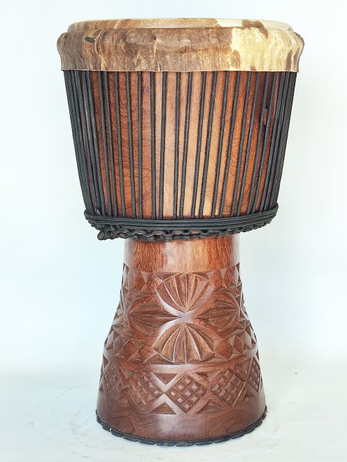 Große Djembe aus Guinea - Oberklasse Djembe Trommel