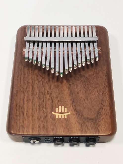 Elektrische Kalimba Schwarznuss 17 Lamellen