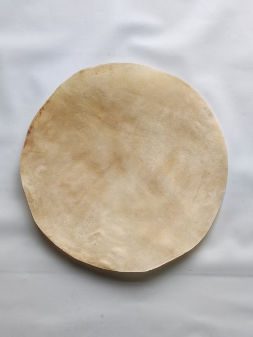 Büffelfell oder sehr dickes Rinderfell ohne Haar für Djembe Trommel