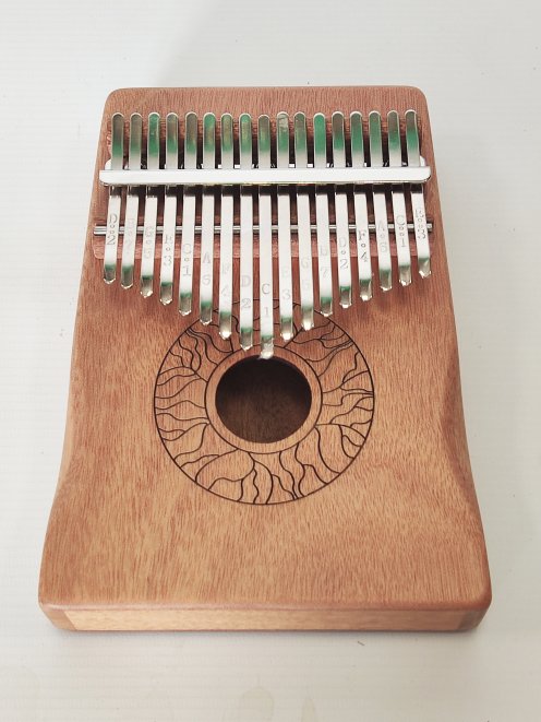 Günstige Eco Kalimba 17 Lamellen Mahagoni