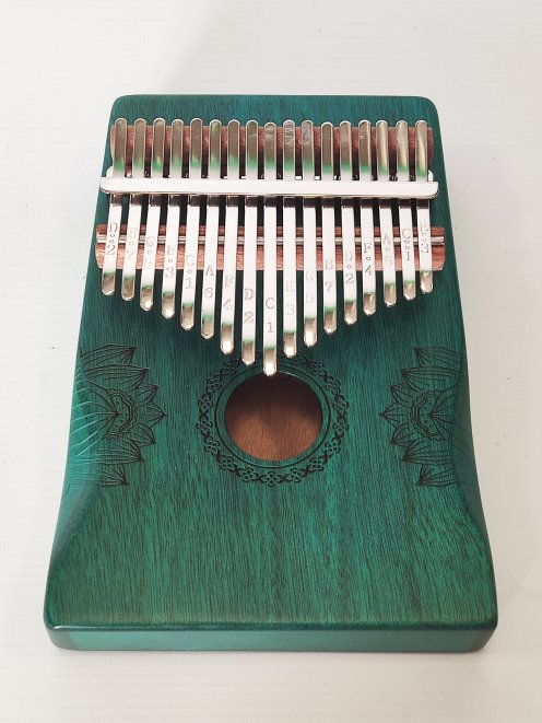 Günstige Eco Kalimba 17 Lamellen Blau