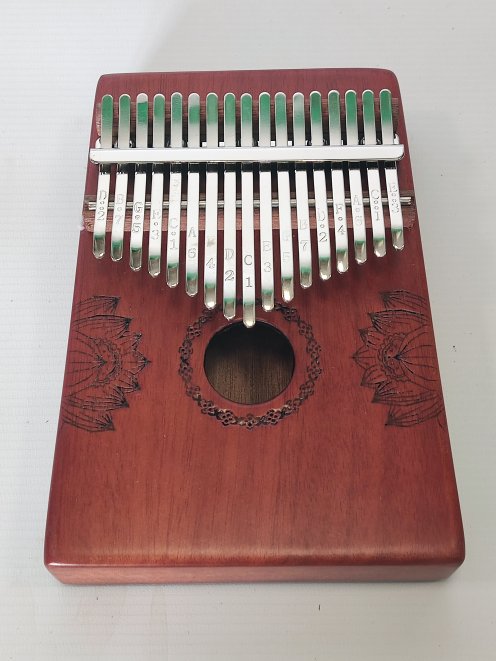 Günstige Eco Kalimba 17 Lamellen Rot