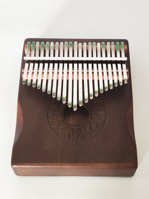 Günstige Eco Kalimba 21 Lamellen Braun