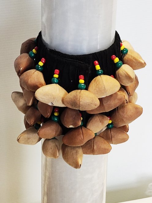 Afrikanische Samenrassel - Kenari Rassel Armband 4 Reihen CRE21L