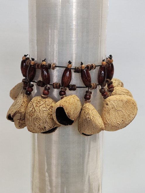 Afrikanische Samenrassel - Pangi Rassel Armband CRE23A