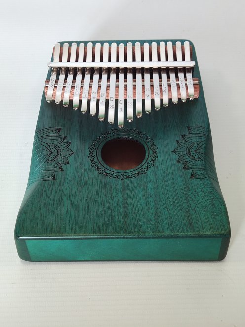 Günstige Eco Kalimba 17 Lamellen Blau