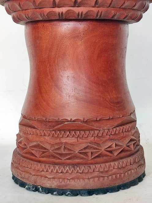 Mahagoni (Djala) Djembe Korpus aus Guinea - Oberklasse Djembe