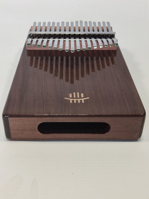 Premium Profi Kalimba 17 Lamellen Walnuß