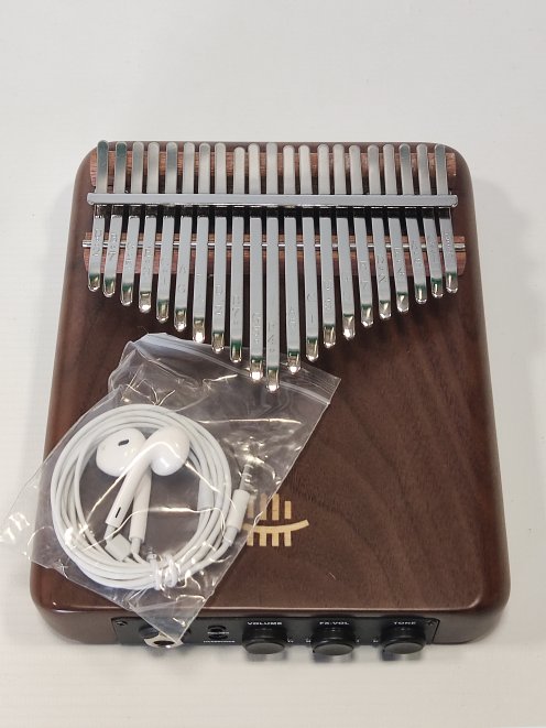 Elektrische Kalimba Schwarznuss 21 Lamellen
