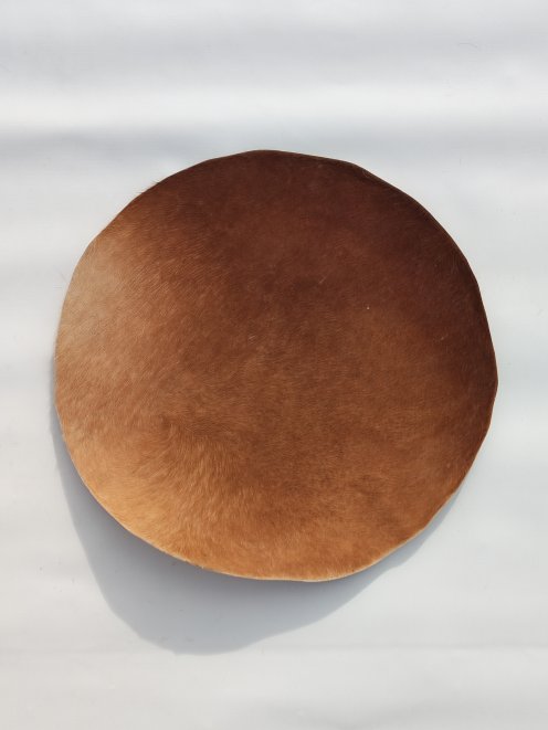 Mitteldickes Pferdefell mit Haaren für Djembe Trommel