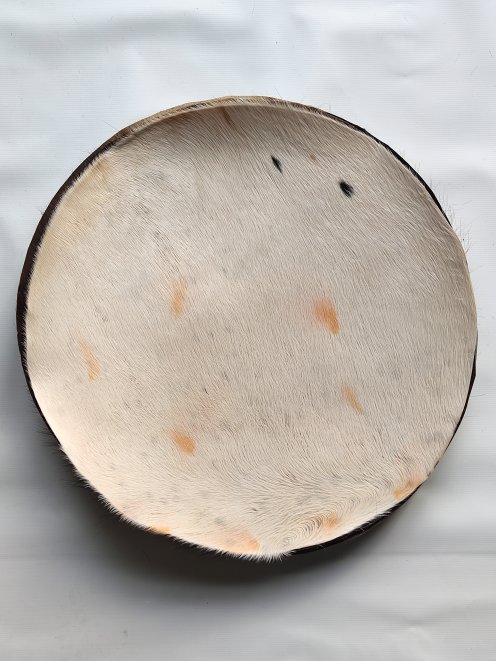 Großes dünnes Kalbsfell oder Kuhfell für Djembe Trommel Percussion