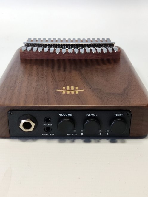 Elektrische Kalimba Schwarznuss 17 Lamellen