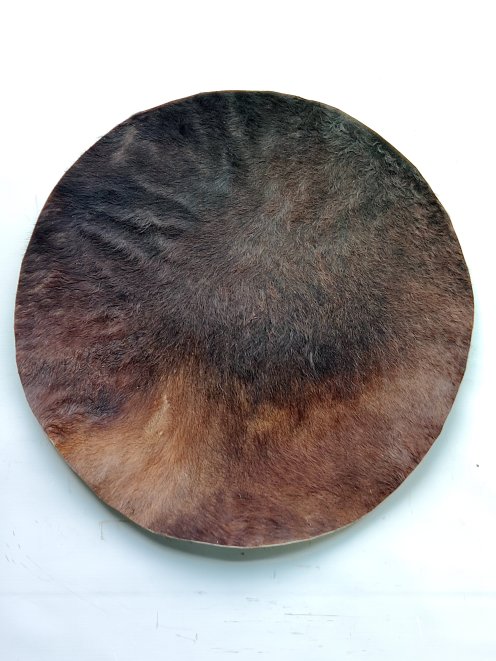 Großes Pferdefell mit Haaren für Djembe Trommel