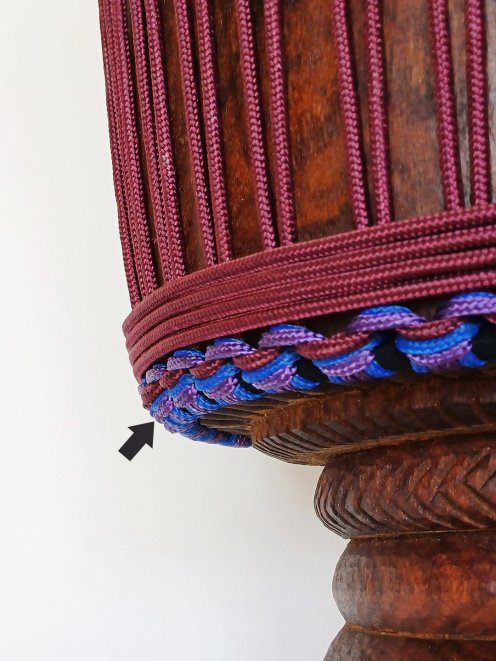 PES hohles Djembe-Seil 5 mm Violett 20 m
