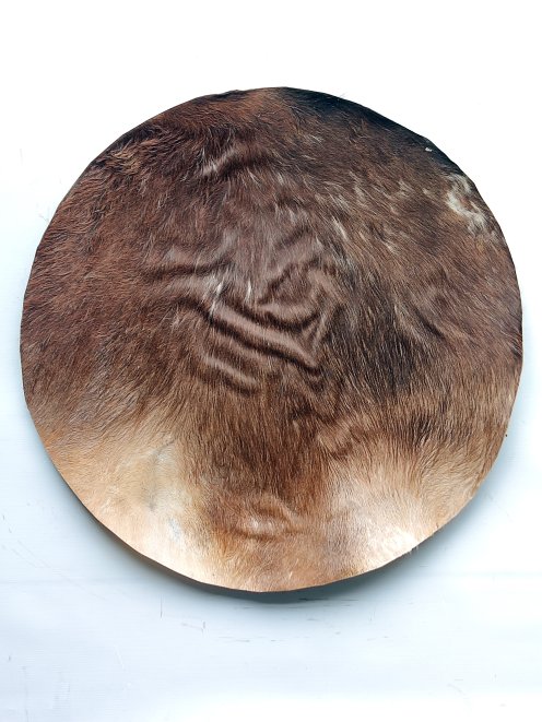 Großes dickes Pferdefell mit Haaren für Djembe Trommel
