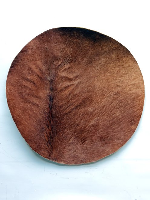 Großes dickes Pferdefell mit Haaren für Djembe Trommel
