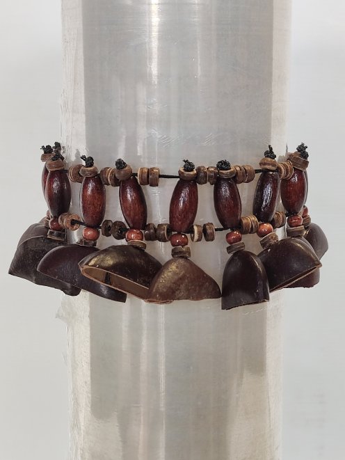 Afrikanische Samenrassel - Entada Rassel Armband CRE16A