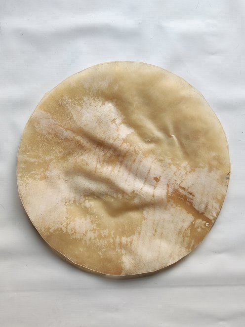 Großes dünnes Kalbsfell oder Kuhfell ohne Haar für Djembe Trommel Percussion
