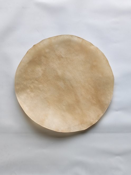 Kleines Büffelfell oder sehr dickes Rinderfell ohne Haar für Djembe Trommel