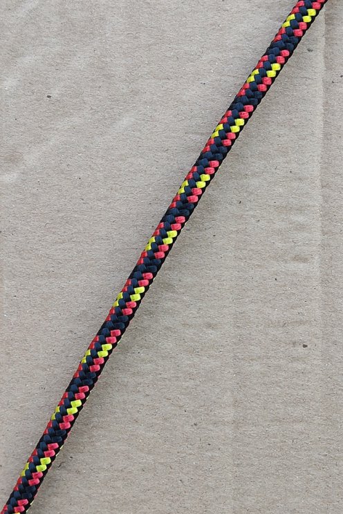 6 mm Tau (dreifarbig, rot / gelb / rot) - 100 m Djembe Trommel Seil