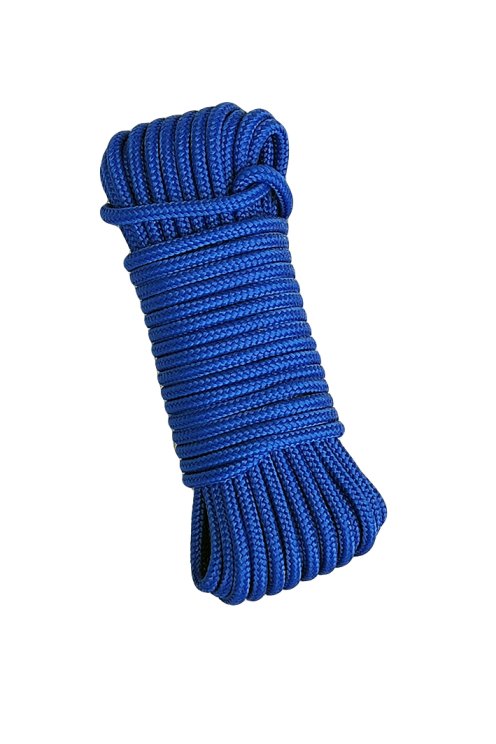 PES verstärktes Djembe Trommel Seil 4 mm Bleu de France 10 m