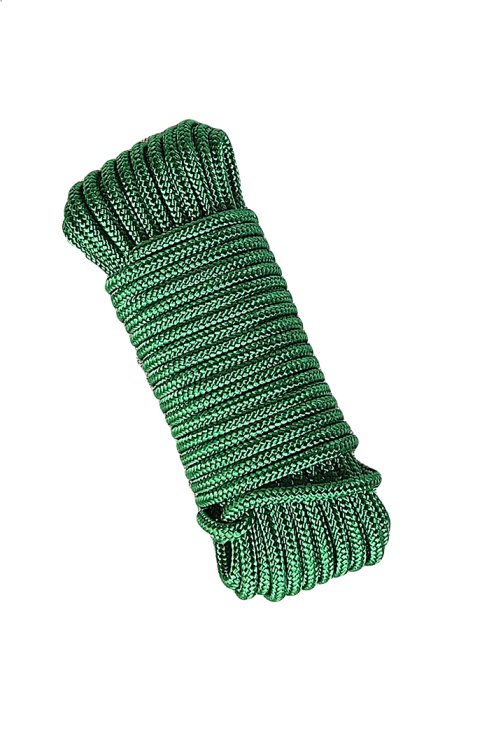 PES verstärktes Djembe Trommel Seil 4 mm Grün 10 m